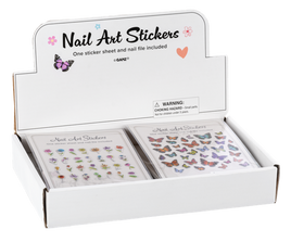 Flowers and Butterflies Nail Art Stickers