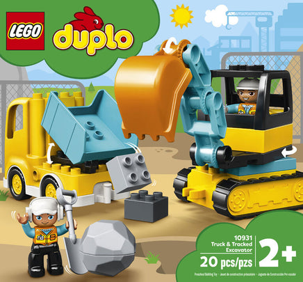 Lego Duplo Truck & Tracked Excavator # 10931