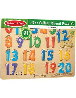 See and Hear Sound Puzzle Numbers