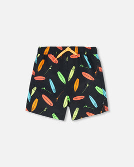 Swim Trunks with Surfboards