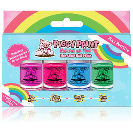 Stay Positive Rainbow Nail Polish Gift Set