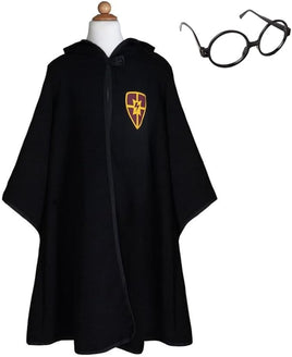 Wizard Cloak with Glasses, Black