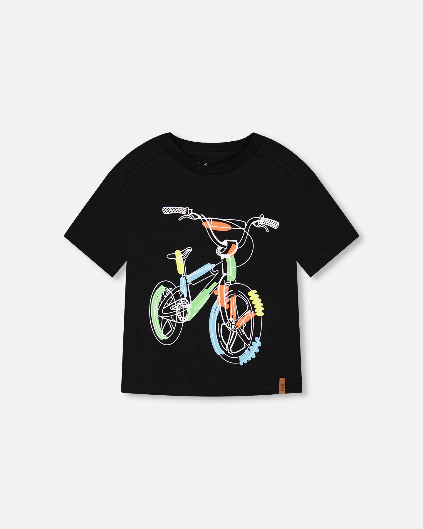 Black T-shirt with Bike Graphic| PJKnickerbockers