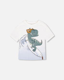 Dino Surfing T-shirt