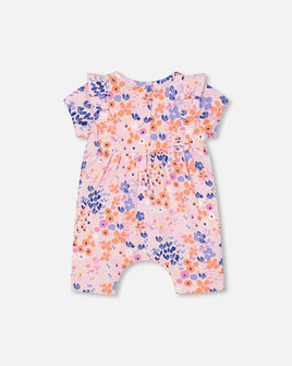 Romper with Field Flowers