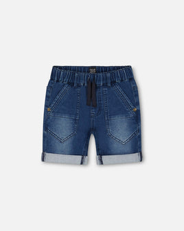 Denim French Terry Shorts