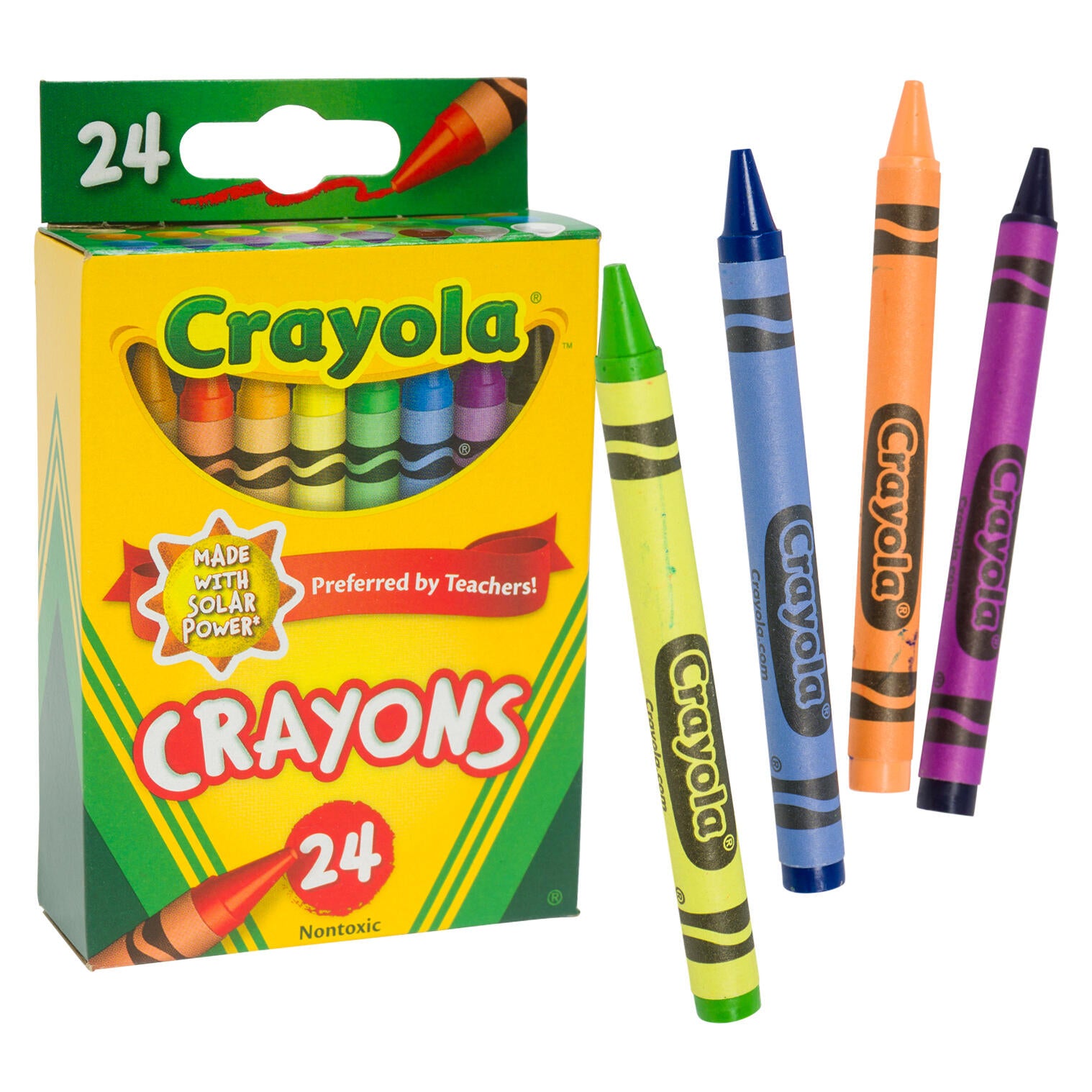 Crayola Confetti Crayons - 2 Length - Multi - 24 / Pack - ICC Business  Products