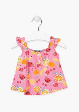 Pink Sleeveless Top