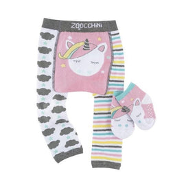 Zoocchini Unicorn Comfort Crawler Legging & Sock Set