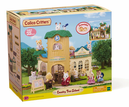 Come on everyone, the bell is ringing, time to start school!! Critters love to go to school and learn so many new things, everyday is a new adventure at Calico Critters Country School House. Loads of sweet little accessories to propel play and your childs imagination. Ages 3+